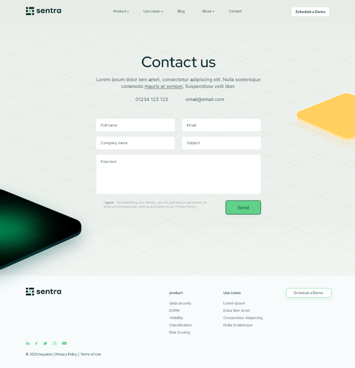 Sentra — Contact